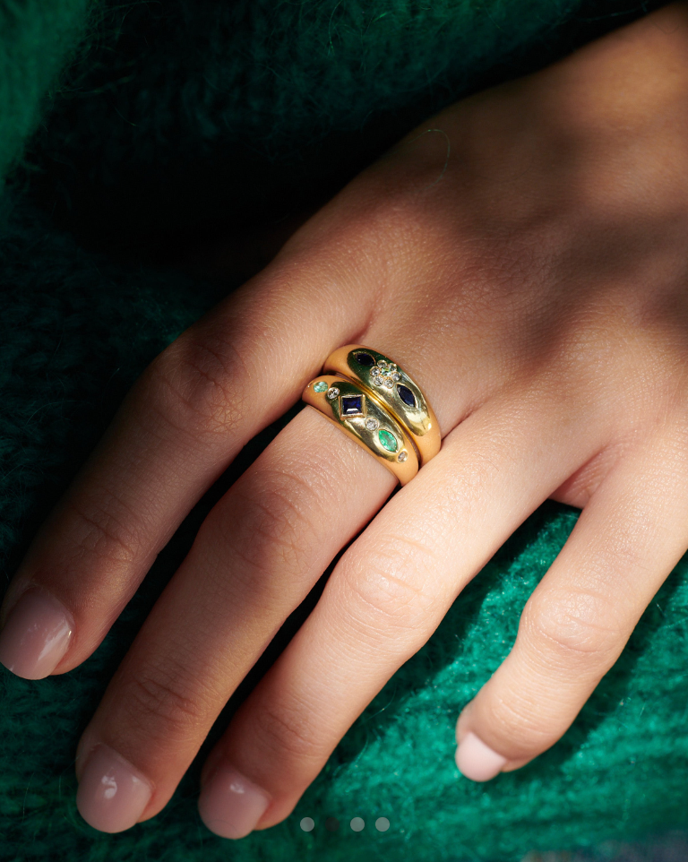Bague Ginger 7 Bleue - Sophie d’Agon