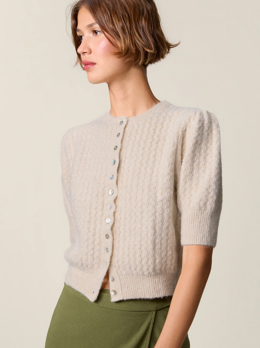 Cardigan Cassia Écru - Rouje