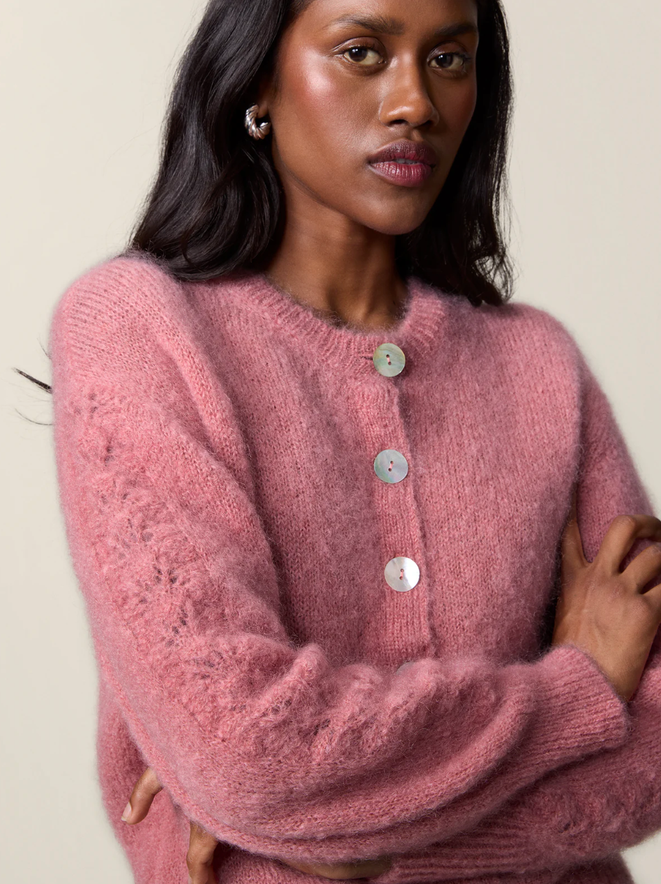 Cardigan Maina Blush - Rouje