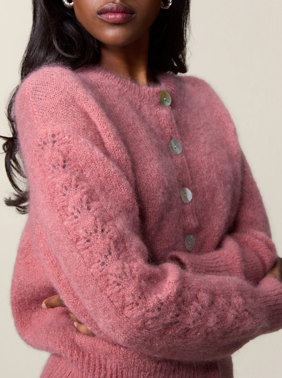 Cardigan Maina Blush - Rouje
