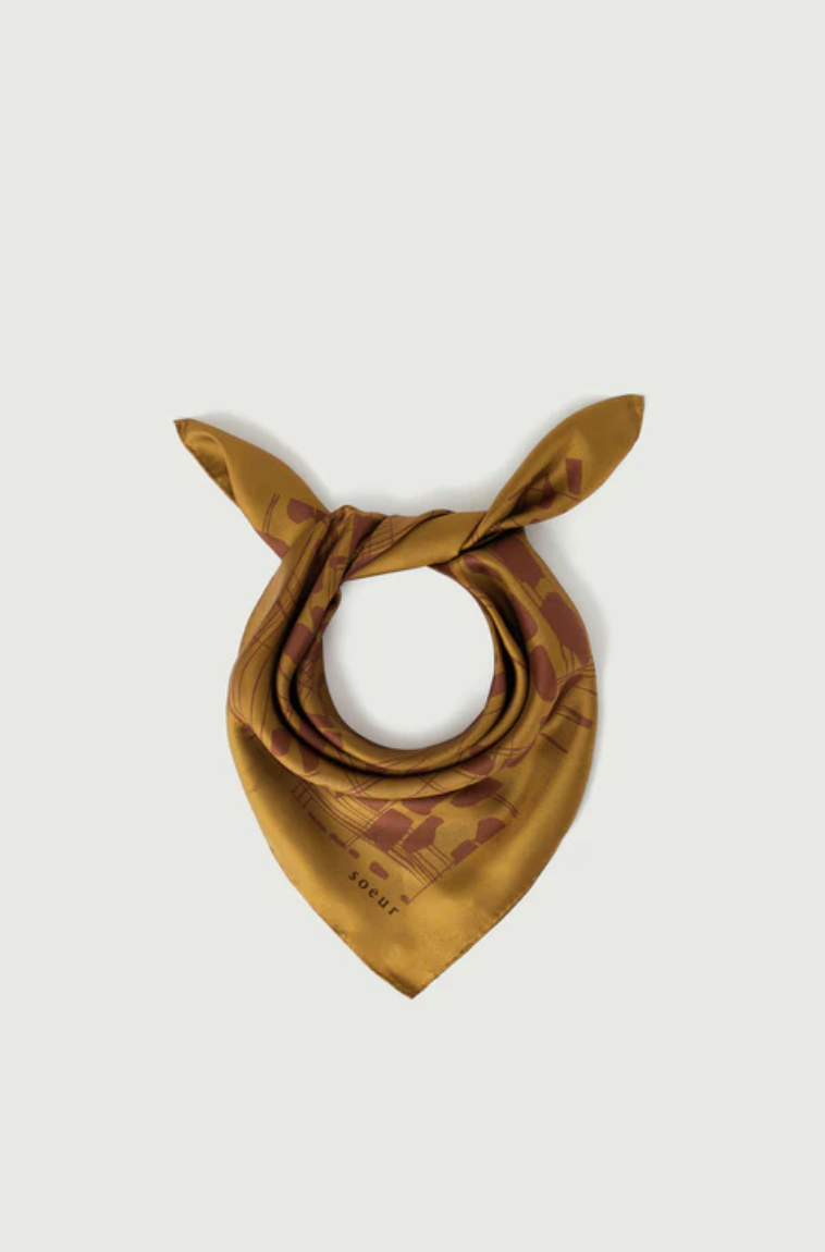 Foulard Capucine Bronze/Rouille - Soeur