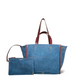 Cabas Léon M Croûte Velours Jeans - Jérôme Dreyfuss