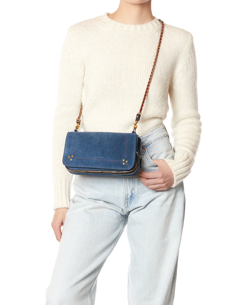 Sac Bobi Croûte Velours Jeans - Jérôme Dreyfuss