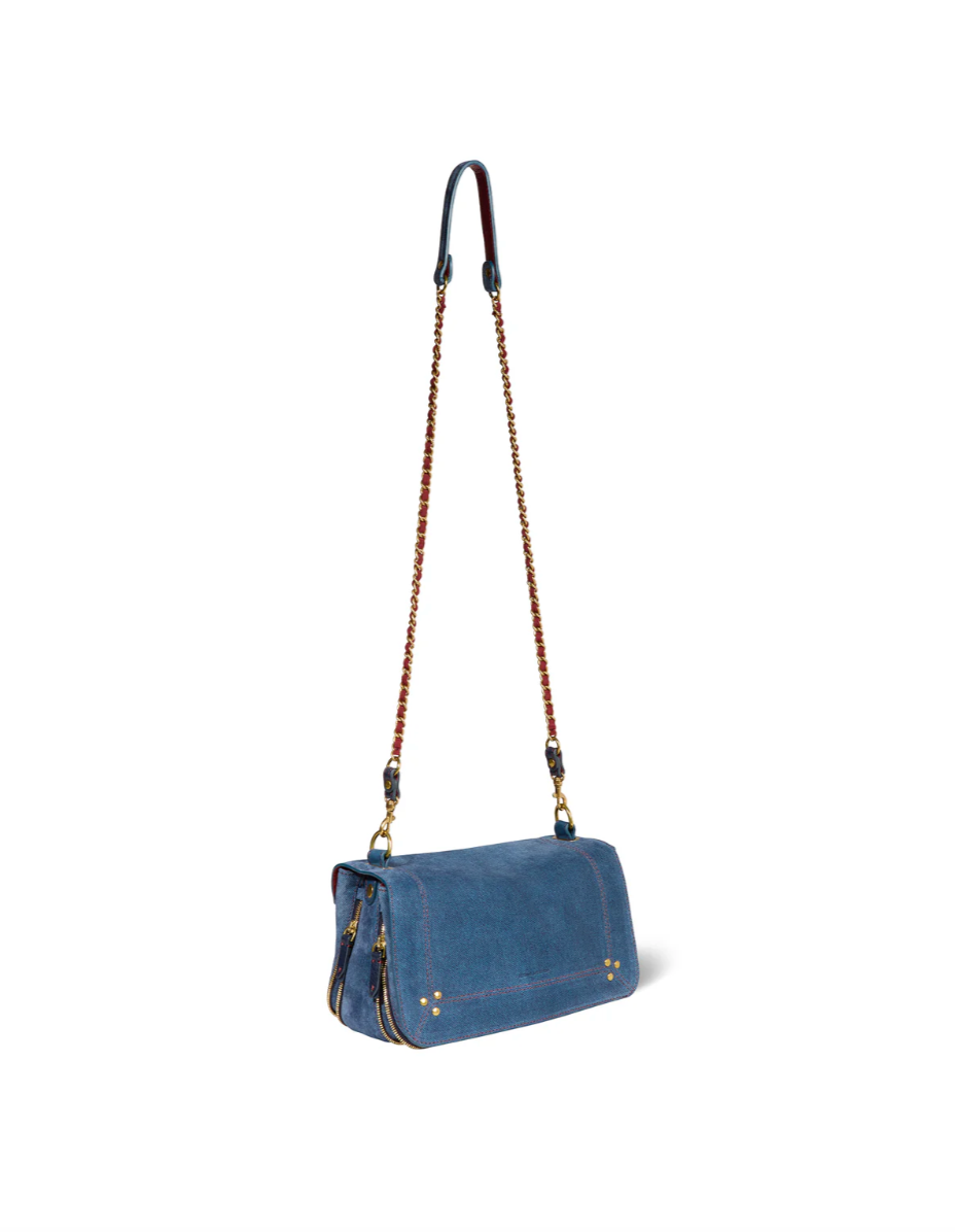 Sac Bobi Croûte Velours Jeans - Jérôme Dreyfuss