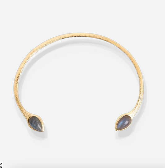 Collier Torque Gaia Labradorite - Alexandra Margnat