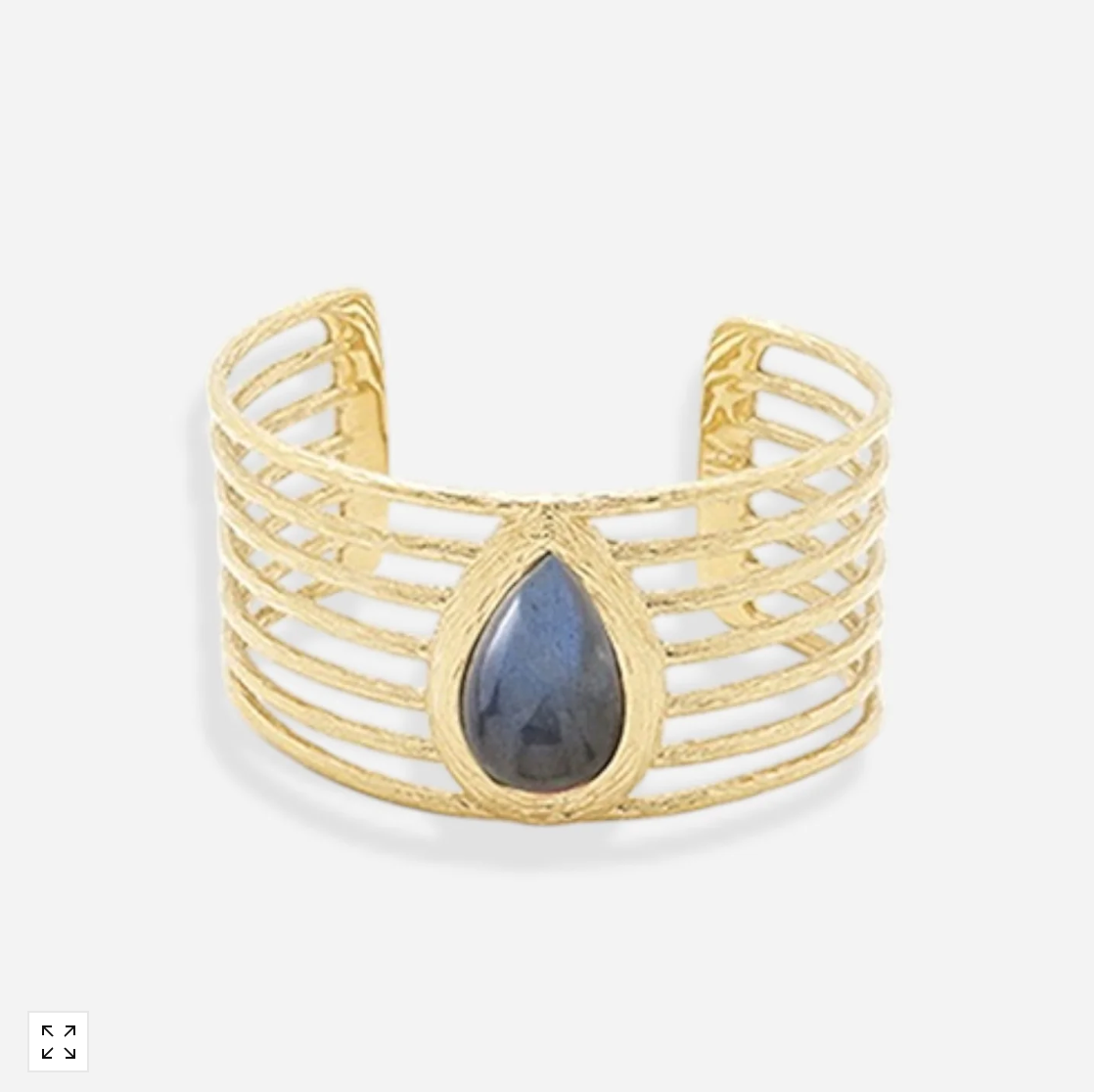 Manchette Gaia Labradorite - Alexandra Margnat