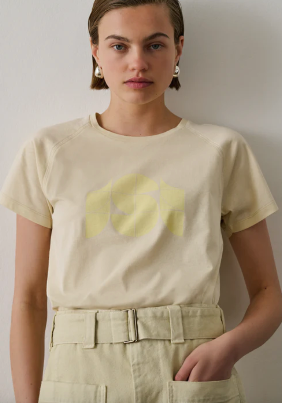 Tee-shirt Val Jaune Pâle - Soeur