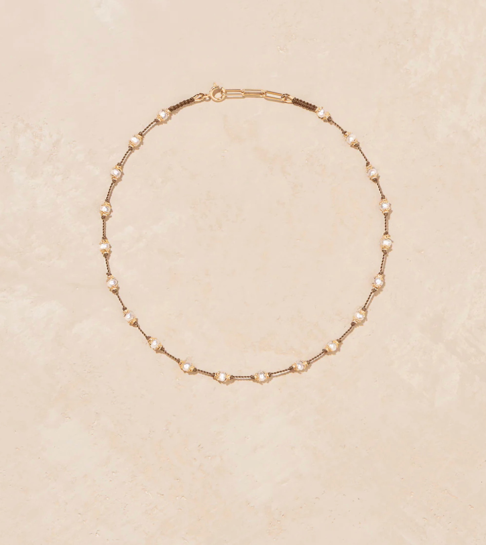 Collier Peony Perles d'Eau Douce - Tityaravy