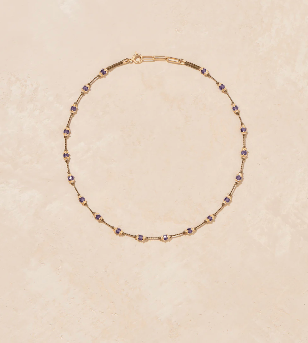 Collier Peony Améthyste - Tityaravy
