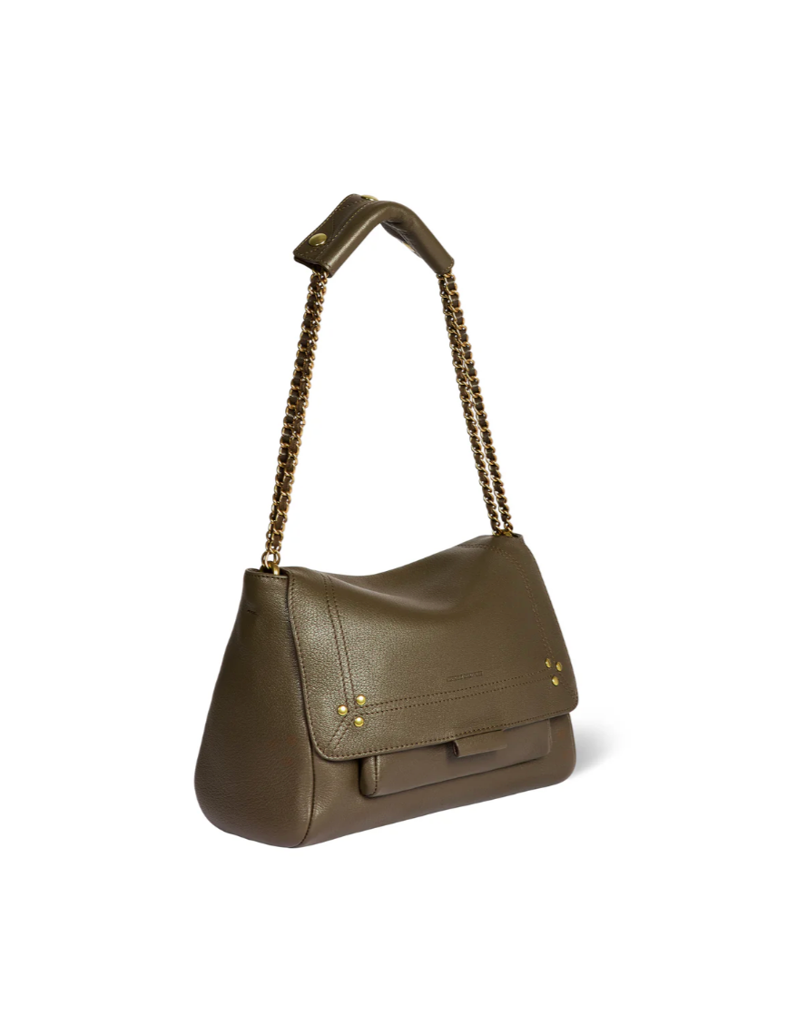 Sac Lulu M Chèvre Kaki - Jérôme Dreyfuss