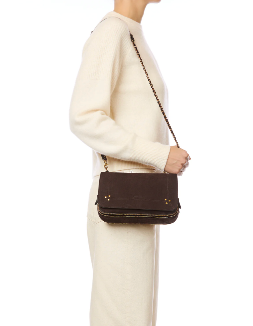 Sac Bobi Taurillon Croco Moka - Jérôme Dreyfuss