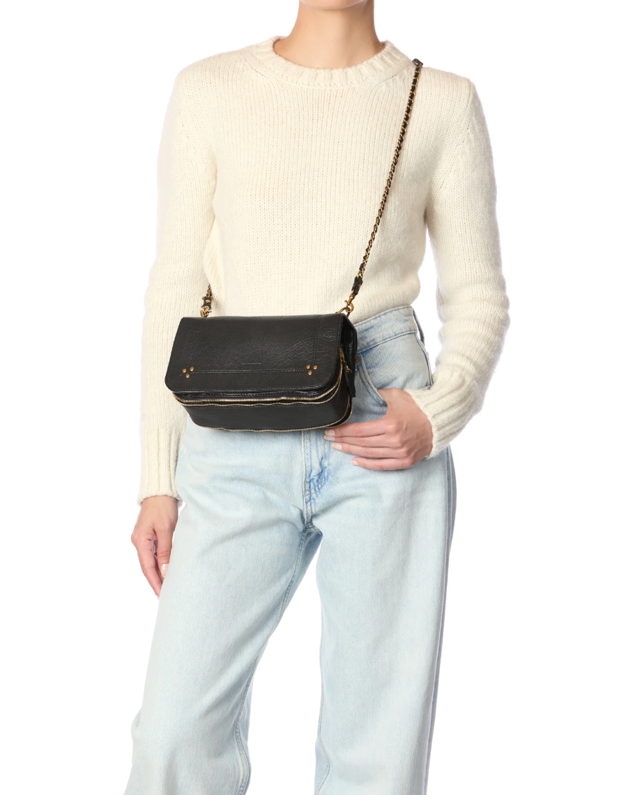 Sac Bobi Chèvre Noir - Jérôme Dreyfuss