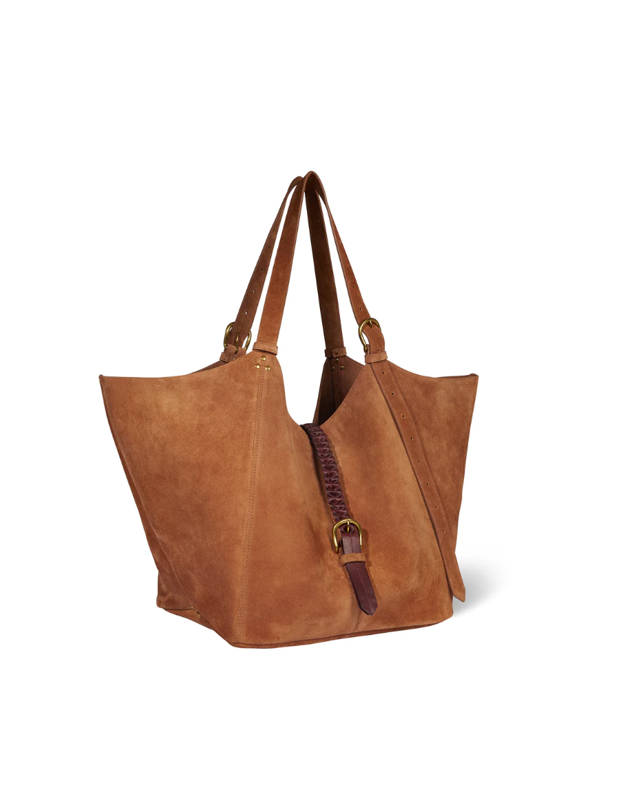 Sac Joseph M Croûte Velours Caramel - Jérôme Dreyfuss