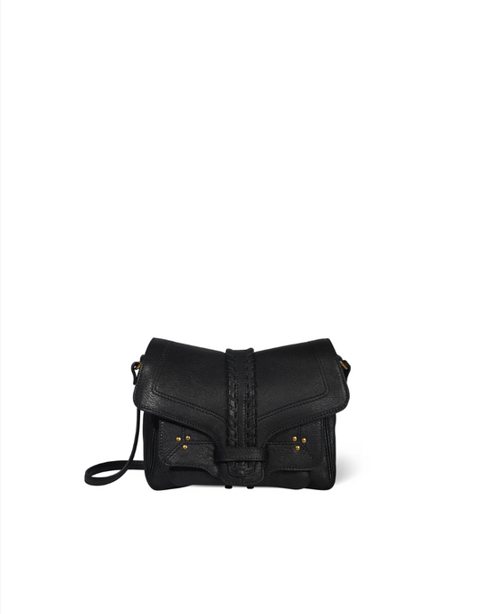 Sac Harry S Chèvre Noir Grainé - Jérôme Dreyfuss