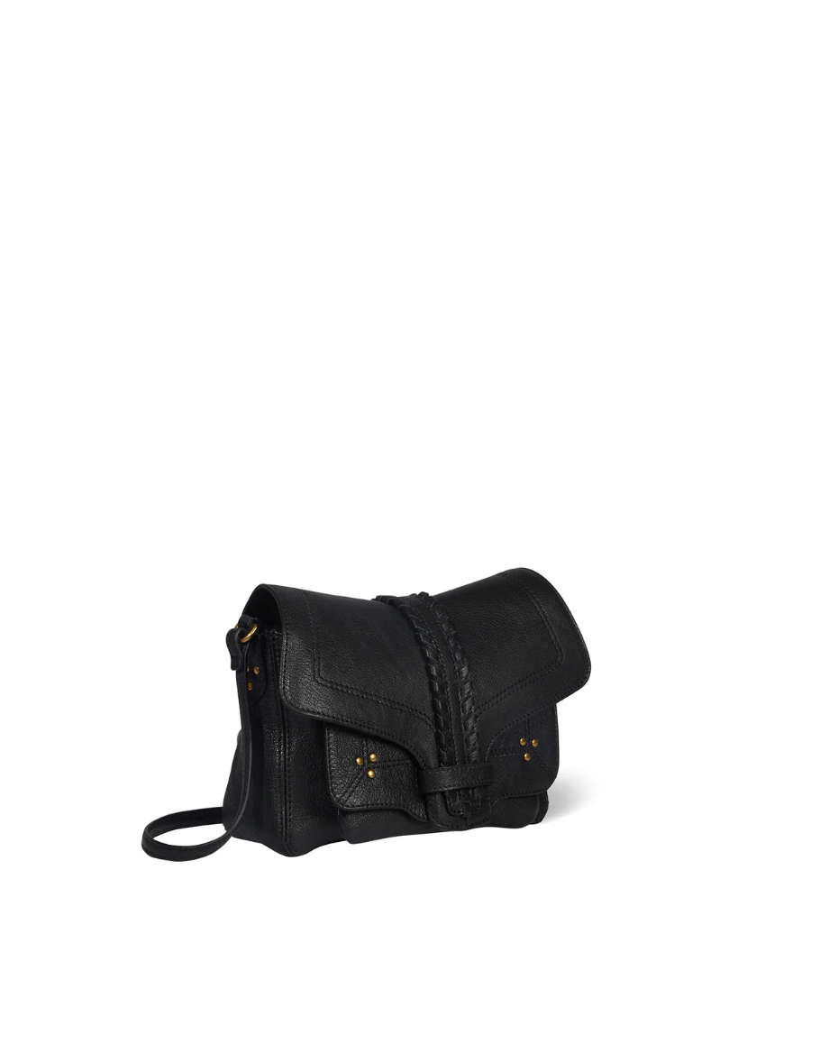 Sac Harry S Chèvre Noir Grainé - Jérôme Dreyfuss