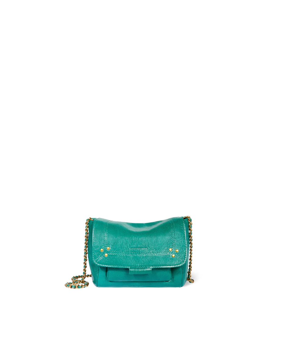 Sac Lulu S Chèvre Turquoise - Jérôme Dreyfuss