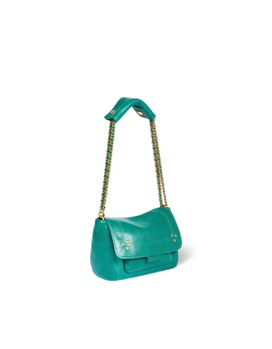 Sac Lulu S Chèvre Turquoise - Jérôme Dreyfuss