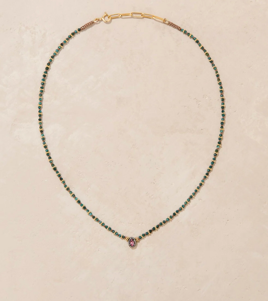 Collier Alhyka Grandidierite - Tityaravy