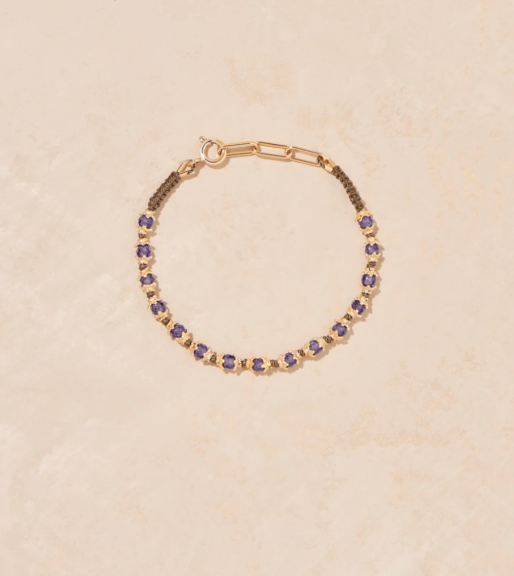Bracelet Kamilah Améthyste - Tityaravy
