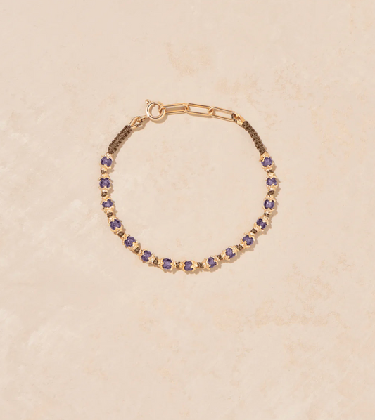 Bracelet Kamilah Améthyste - Tityaravy