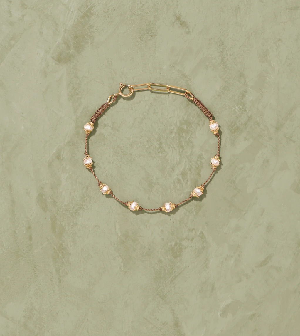 Bracelet Peony Perles d'Eau Douce - Tityaravy