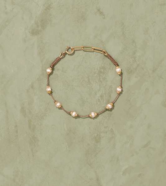 Bracelet Peony Perles d'Eau Douce - Tityaravy