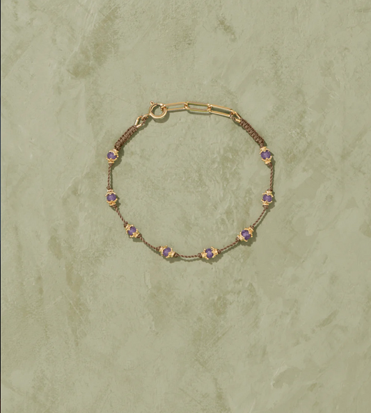 Bracelet Peony Améthyste