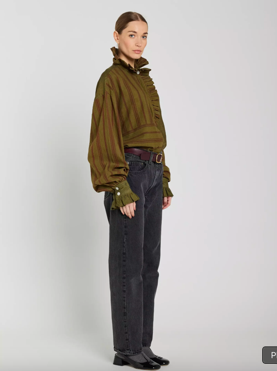 Blouse Alma Kaki - V de Vinster