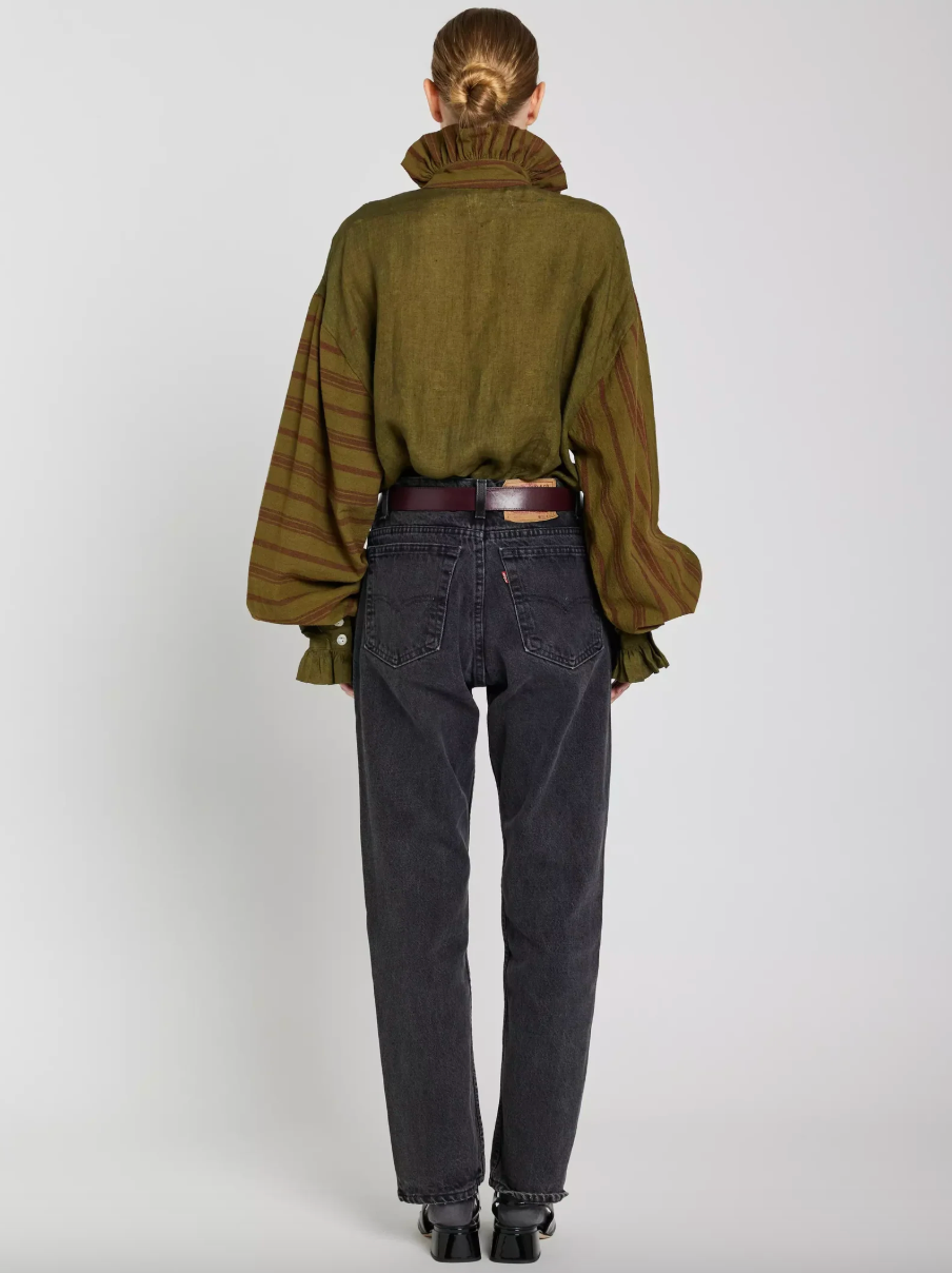 Blouse Alma Kaki - V de Vinster