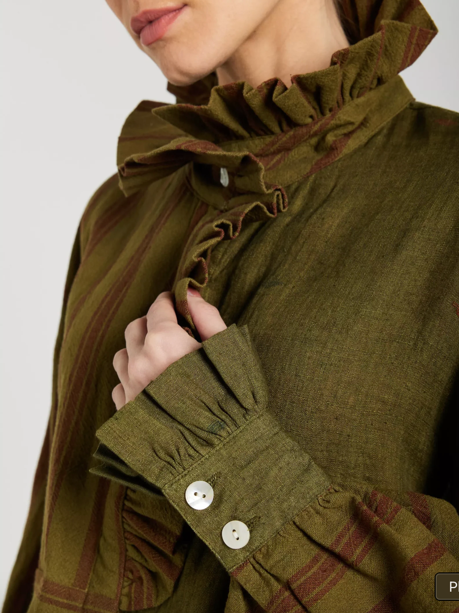 Blouse Alma Kaki - V de Vinster