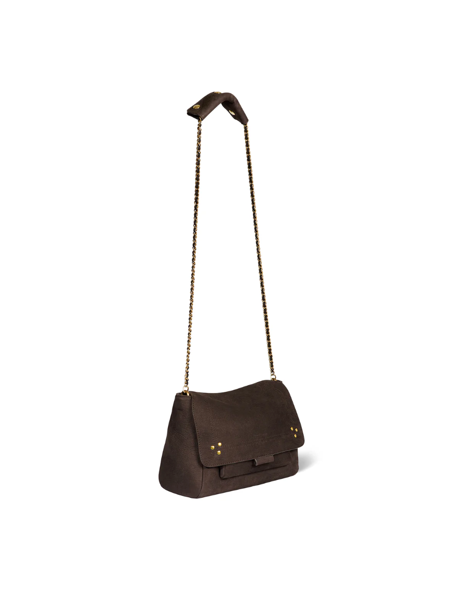 Sac Lulu M Taurillon Croco Moka - Jérôme Dreyfuss