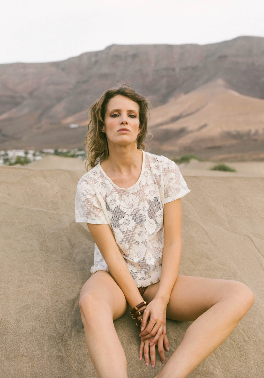 Tee Shirt Carlos Cream Lace - La Nouvelle