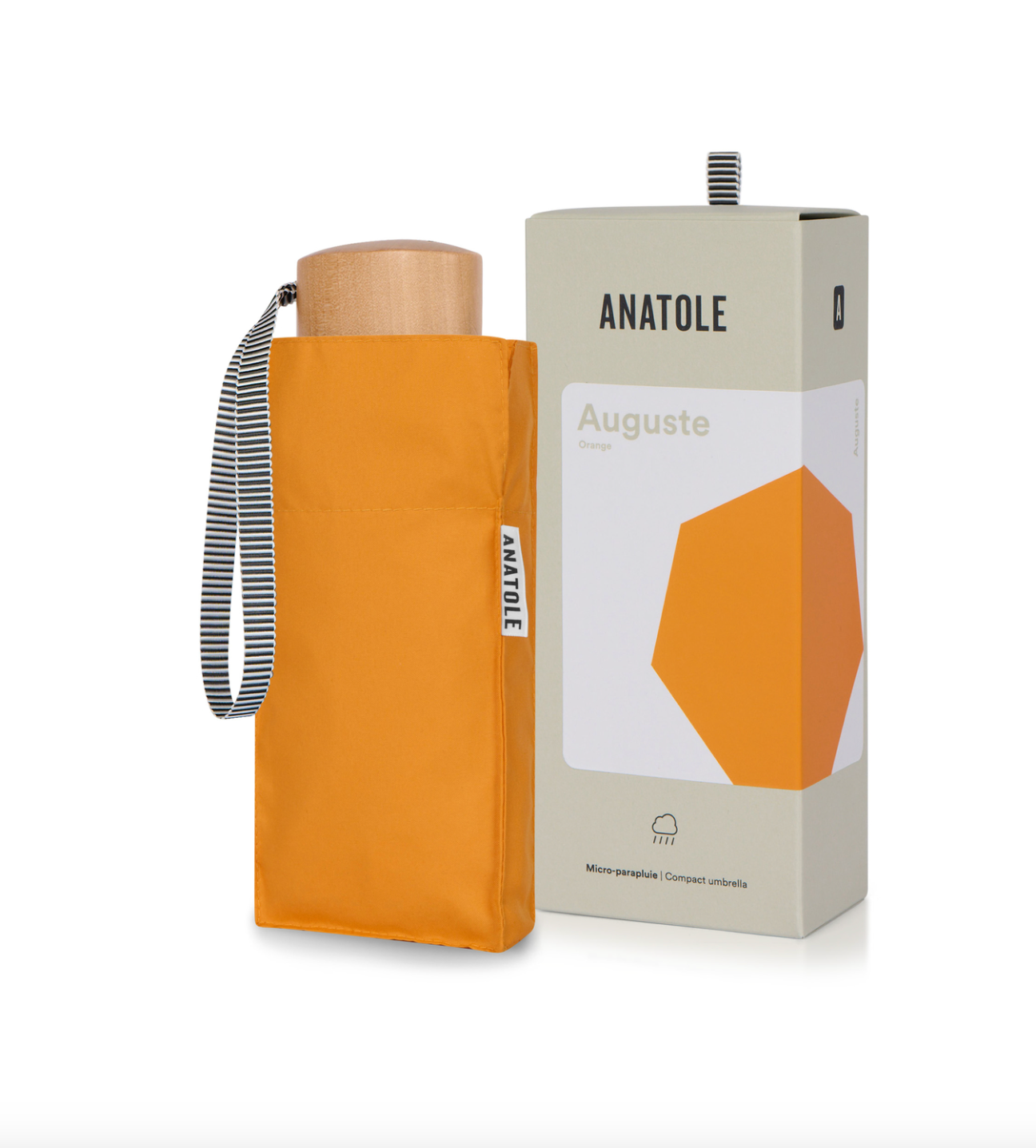 Mini Parapluie Orange Auguste - Anatole