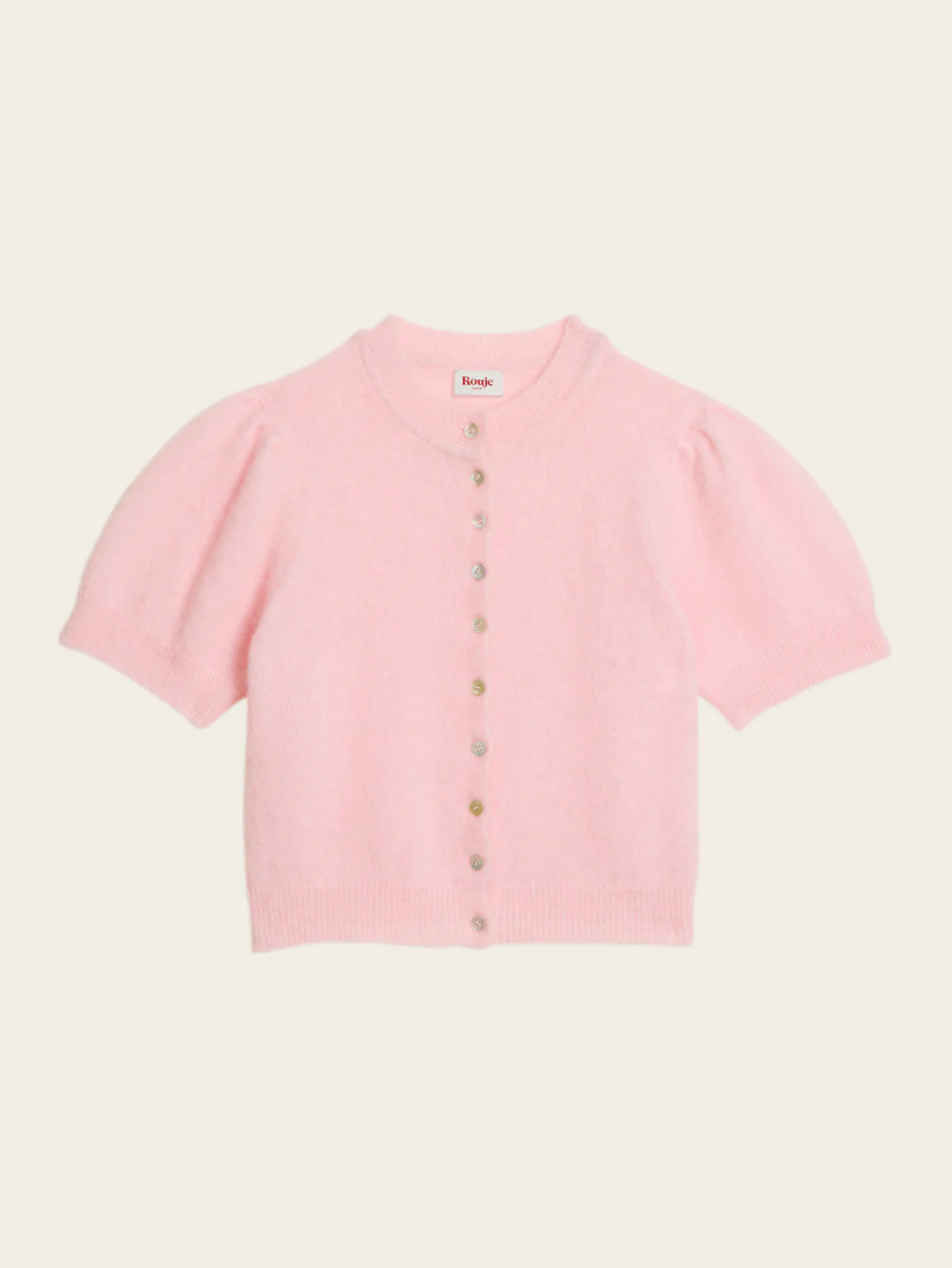 Cardigan Abelina Rose Pale - Rouje