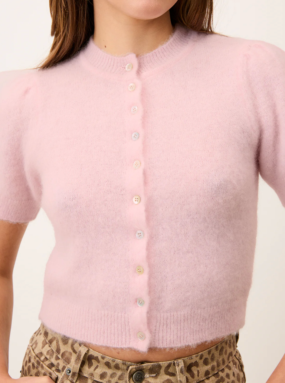Cardigan Abelina Rose Pale - Rouje