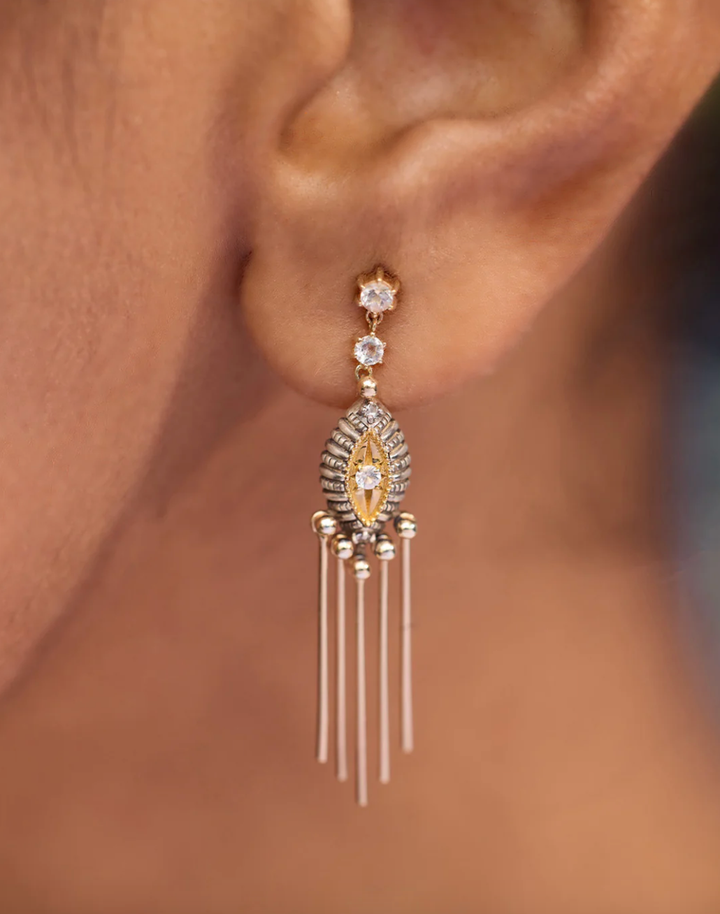 Boucle d'Oreille Milte Or 10K - Dorothée Sausset