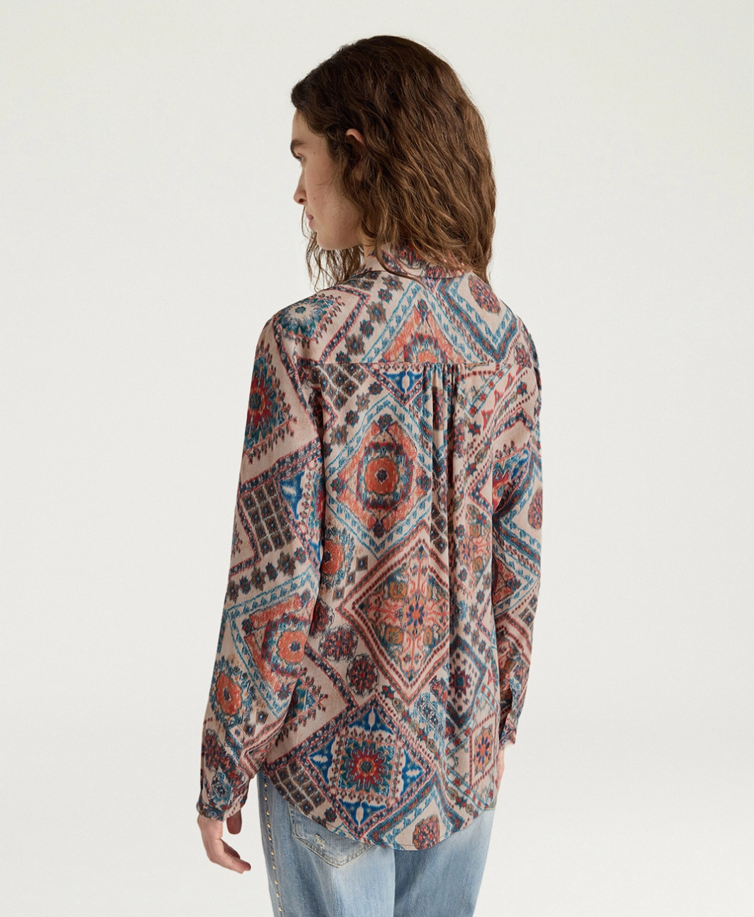 Chemisier Meudon Multicolore Rosé - Momoni