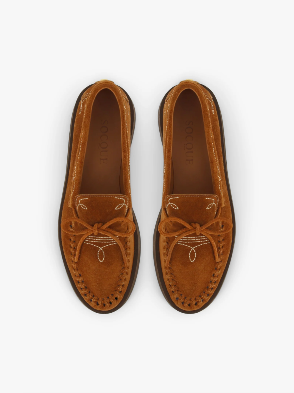 Mocassin Totem Camel - Socque