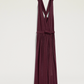 Robe Pepita Jersey Lurex Mauve - Momoni