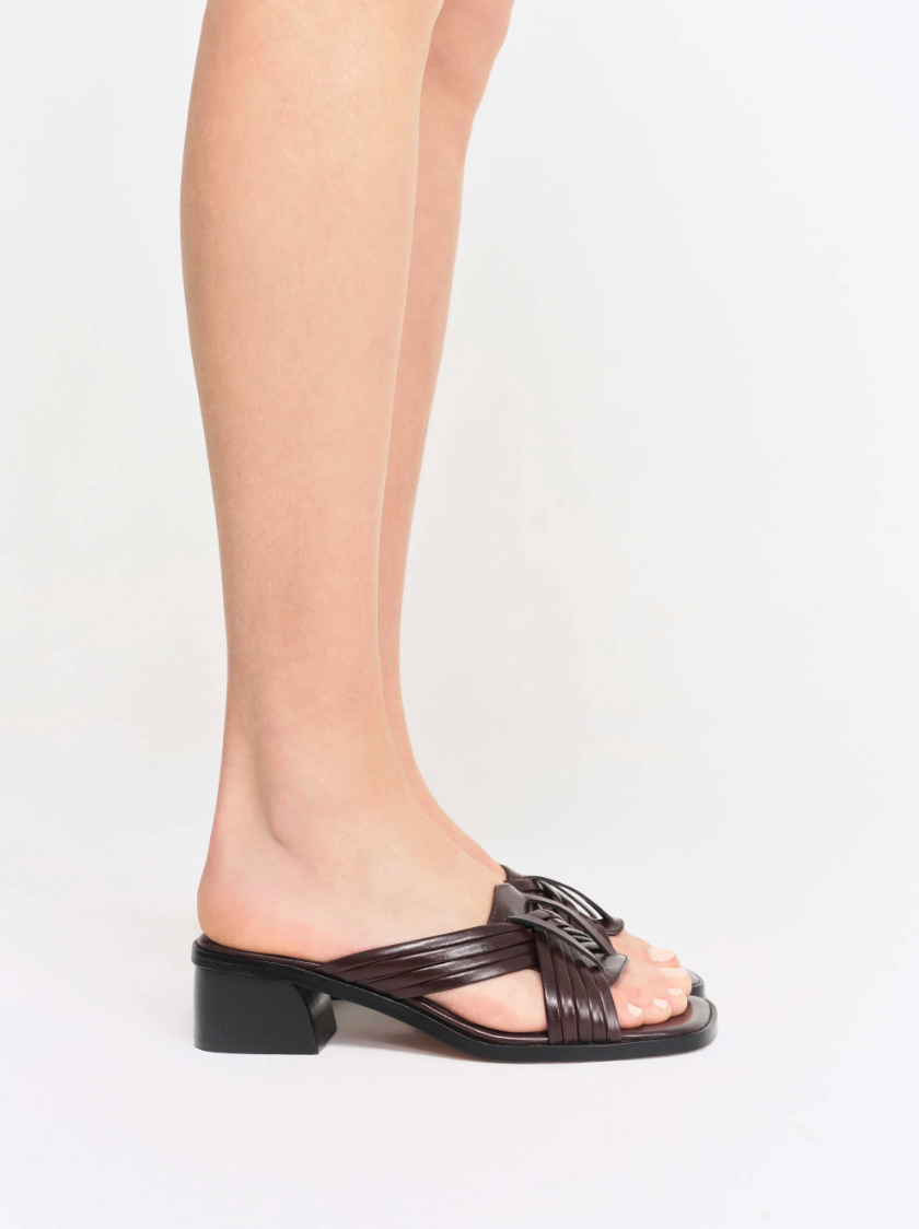 Mule Janis Chocolat - Socque