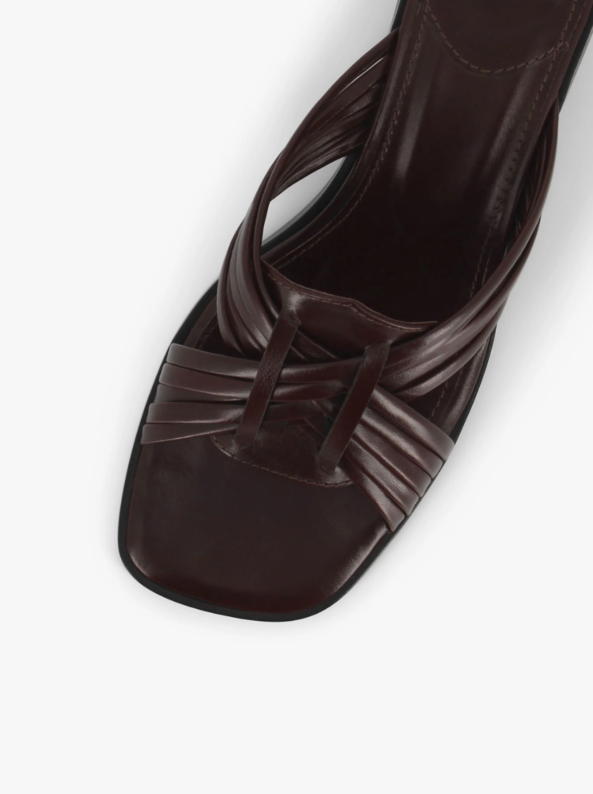 Mule Janis Chocolat - Socque