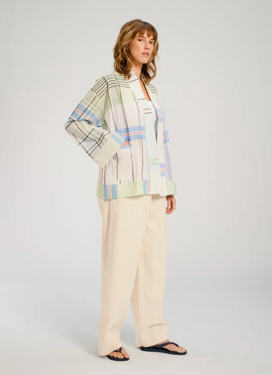 Kimono à carreaux Hokkaido - V de Vinster