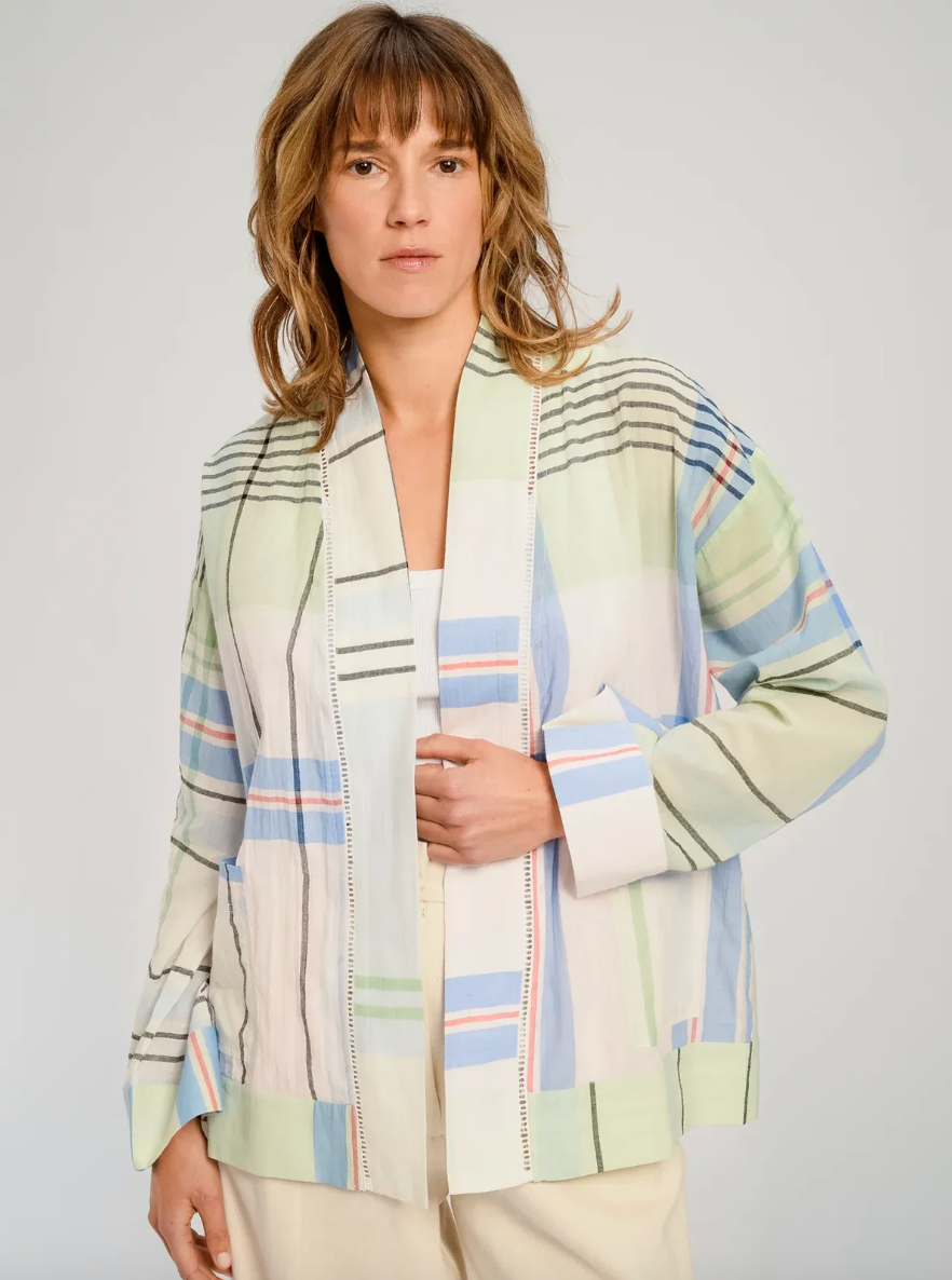 Kimono à carreaux Hokkaido - V de Vinster