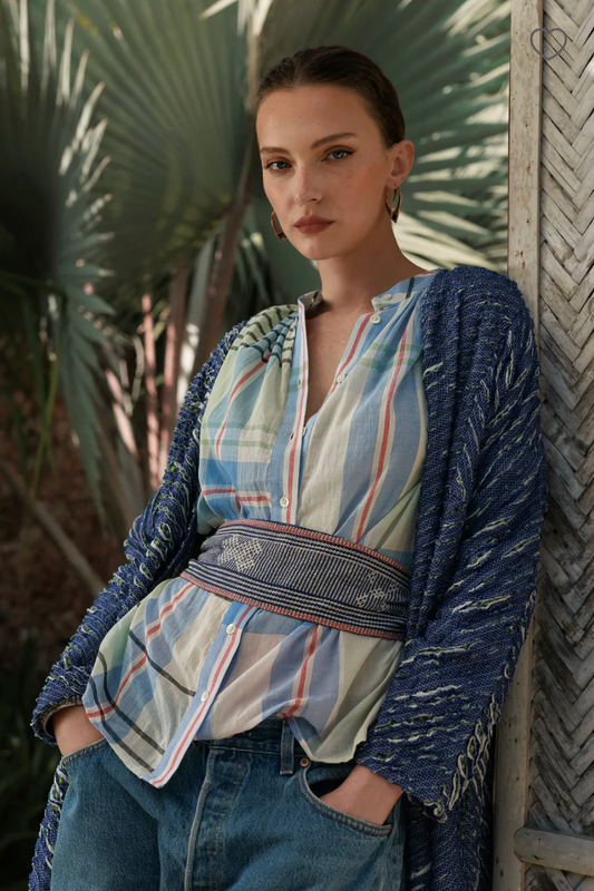 Blouse à carreaux Hokkaido - V de Vinster