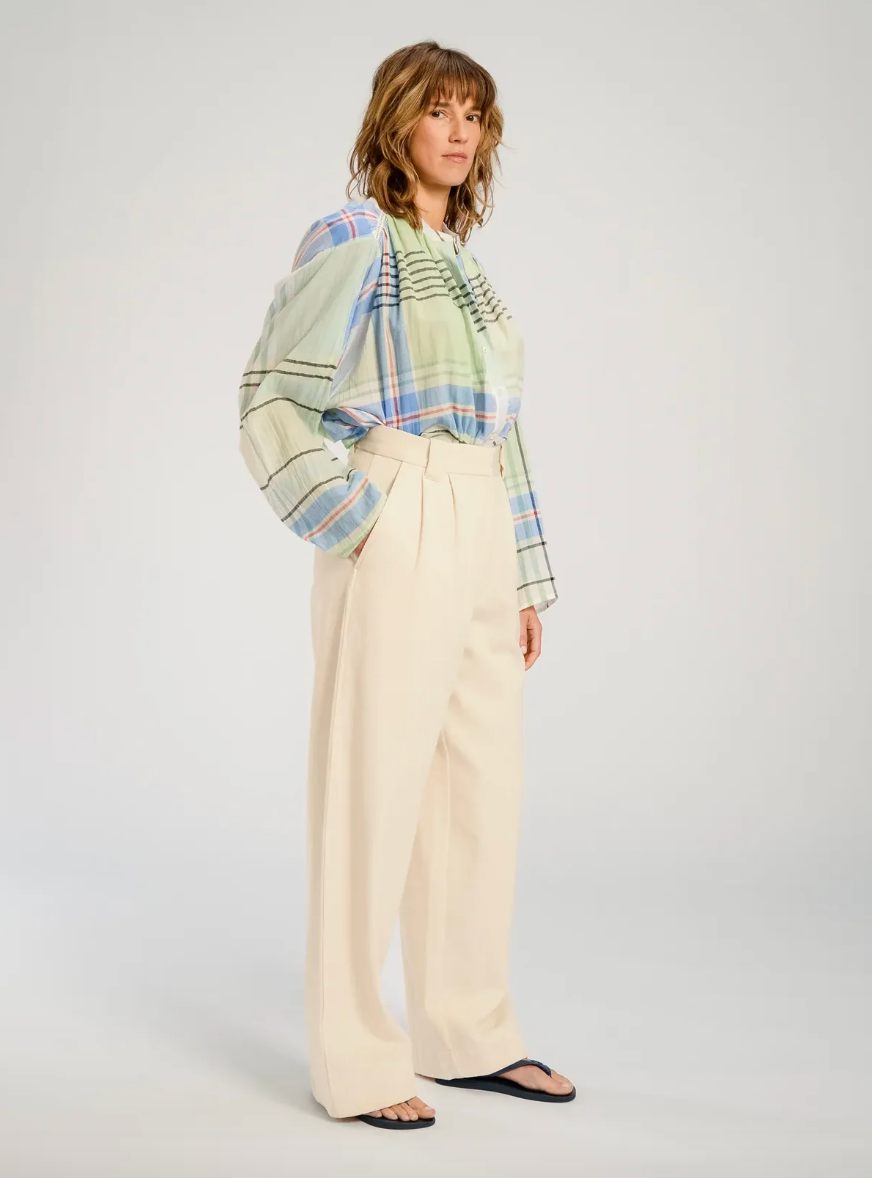 Blouse à carreaux Hokkaido - V de Vinster