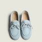 Boat Loafer Brushed Suede Blue Lagoon - Posa