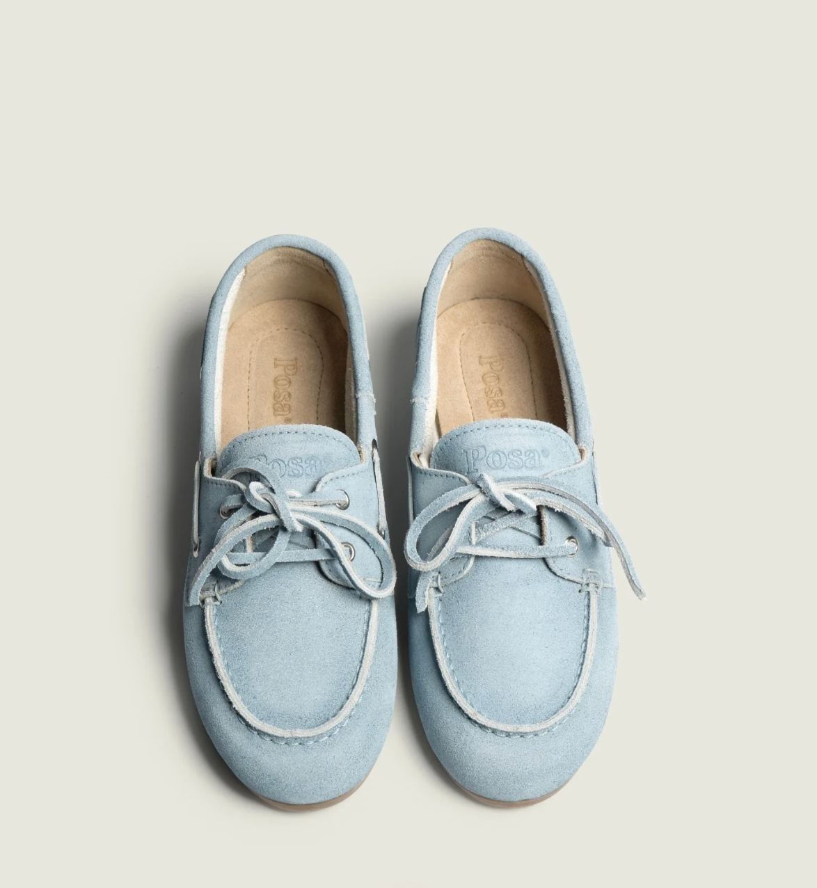 Boat Loafer Brushed Suede Blue Lagoon - Posa