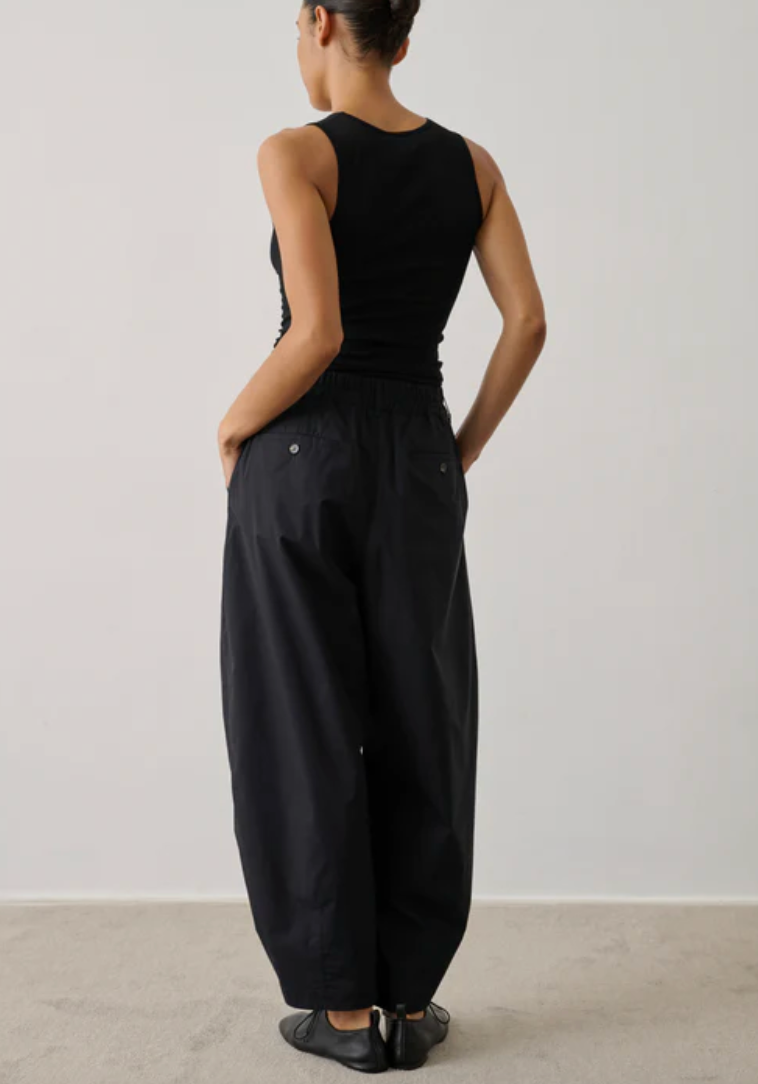 Pantalon Vernon Noir Soie - Soeur