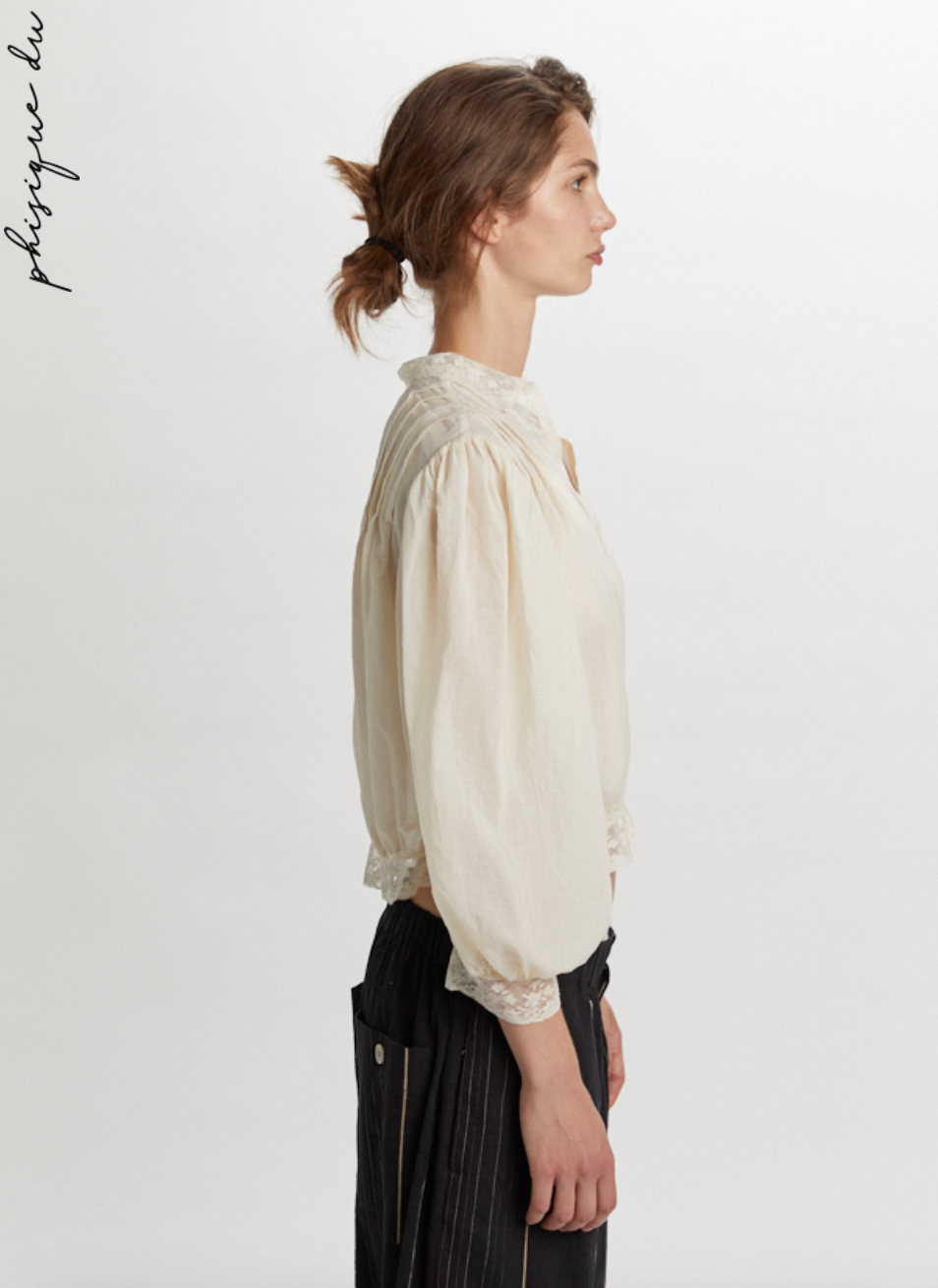 Romantic Shirt In Cotton Mueslin - Phisique du Role