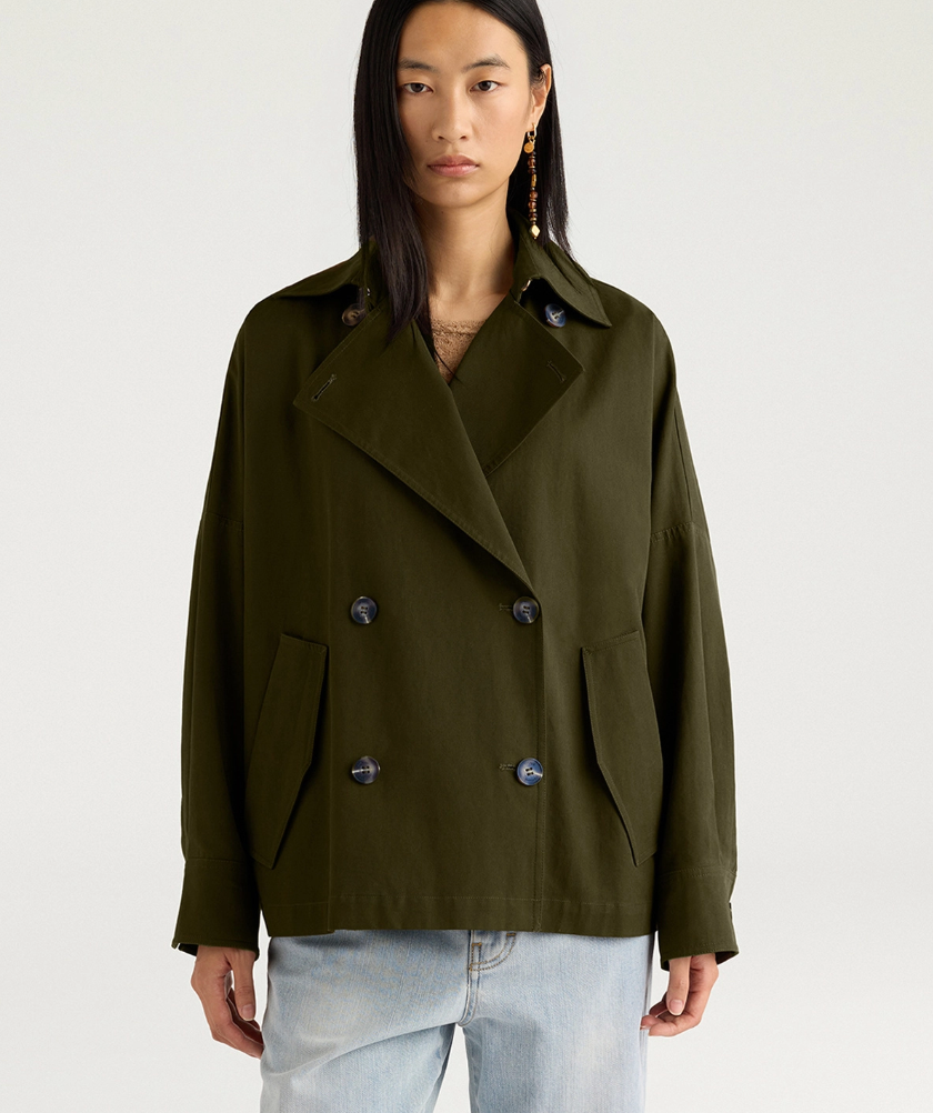 Manteau Jemez Vert Militaire - Momoni